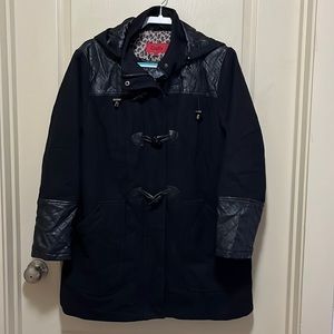 Wool Winter Jacket Coat Women’s Black XL